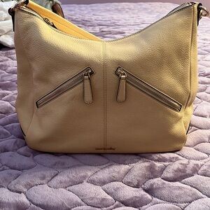 Pale yellow shoulder bag- Vera Bradley